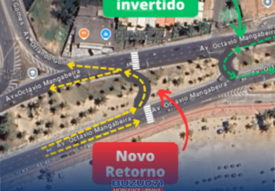 Transalvador abre novo retorno na Avenida Octávio Mangabeira nesta quinta-feira (19)